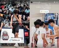 Cayden and Cameron Boozer hype up upcoming match vs. Edgewater (Source: Instagram/cameronboozer and Instagram/caydenboozer